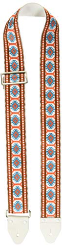 Souldier Ace Replica Straps ソルジャー ギター ストラップ Piller White/Orange VGS180