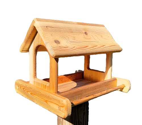 14 Inch Cedar Fly Through Platform Feeder