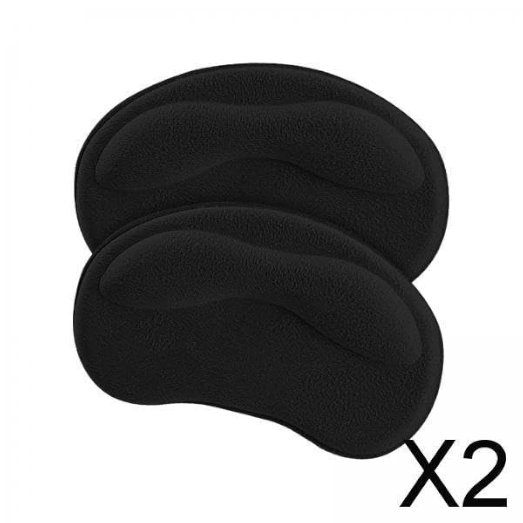 Protective Heel Cushion Pads for Oversized Shoes, Black