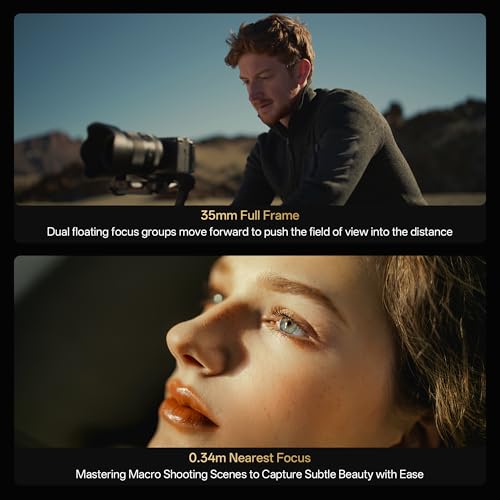 Image of VILTROX AF 35mm F1.2 LAB FE Lens for Sony E Mount, 35mm f /1.2 Wide-Angle Fixed-Focus Full Frame Lens with HyperVCM Motor Compatible with Sony Camera a7IV a7RV a9II a7CII ZVE1 A1 a6700 a6400