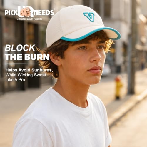 Image of Pick Ur Needs Unisex Sports Baseball Cap Breathable Quick-Dry Summer Cap with Adjustable Strap