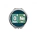 One Checal Element Science Hand Compact Mirror Round Portable Pocket Glass