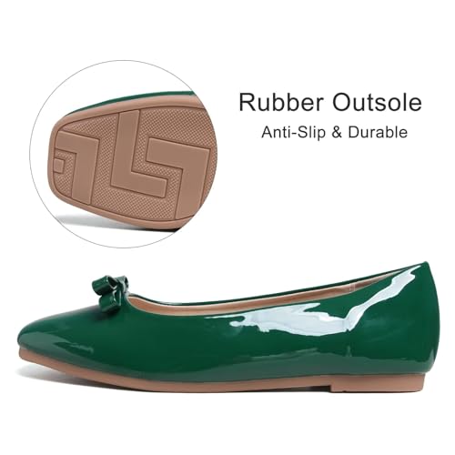 Image of Dear Time Women's Casual Foldable Ballet Flats Square Toe Ballerina Flats Shoes Comfortable
