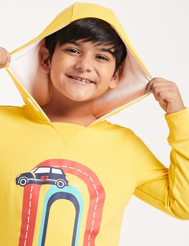 Image of Amazon Brand - Jam & Honey Boys Lightweight Sweatshirt