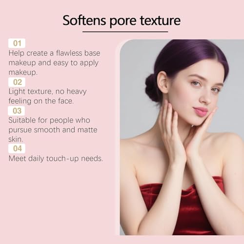 Prebase De Maquillaje Facial, Correctora De Rojeces, 30 G, Matificante Sin Poros, Textura Suavizante, Ideal Para Mujeres Y Niñas. - imagen 5