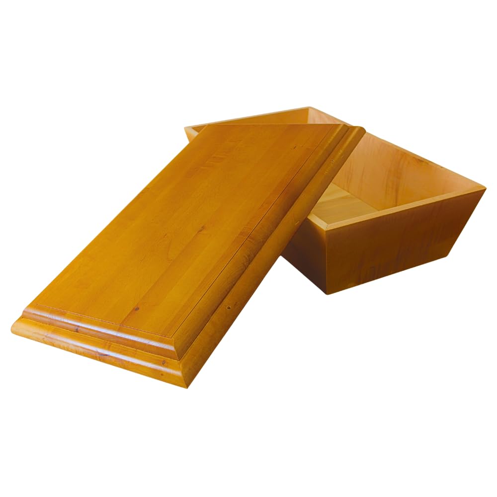 Cercueil en chêne de qualité supérieure pour Animaux de Taille Moyenne - Cercueil pour Chien - Cercueil pour Chat - Cercueil pour Beagle - Caisse funéraire en Bois Massif pour Grands Animaux - Marron