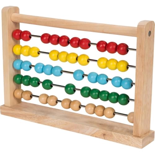 Wooden Bead Abacus Counting Number Frame Learning Maths Toy Made of Real Wood