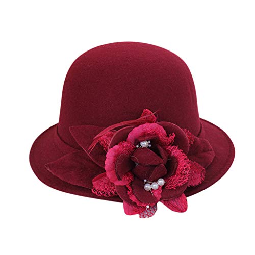 Party - Gorra de mujer con diseño francés, Vino, Talla única