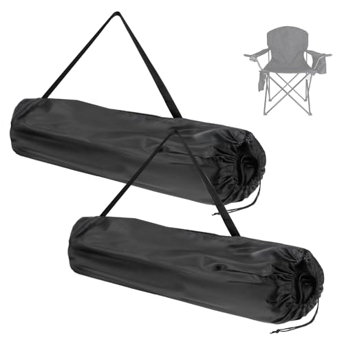 Antrys Camping Chair Replacement Bag for Coleman Portable Folding Chair Carry Bag with Shoulder Strap, Protective Carrying Chair Bag for Travel Outdoor Camping Sports (Chair is Not Included)- 2 Pack