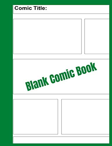 Blank Comic Book: Notebook, for drawing your own comics