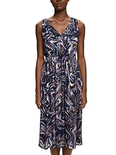 ESPRIT Damen 023EO1E347 Kleid, 400/NAVY, 36