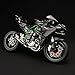 RZAPE Die Cast Motorcycle 1:6 Scale for Kawasaki H2R Motorcycle Alloy Racing Motorcycles Model Power Kawasaki Ninja H2R Toy Motorcycles Collection H2R Kawasaki Model Motorcycles（Carbon Fiber Black）
