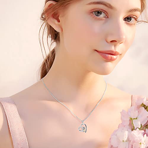 Lonago Monkey Necklace 925 Sterling Silver I Love You More Cute Monkey Holds Banana Pendant Necklace Jewelry For Women #TOP2