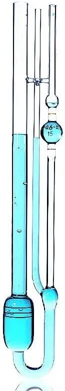 Capillary viscometer for Measuring Liquid Viscosity Coefficient, Laboratory Ubbelohde viscometer 1835 1/PK Type(1.0-1.1)