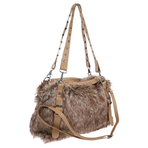 Sac à main peluche femme KOMBIUDA idéal pour le rangement quotidien