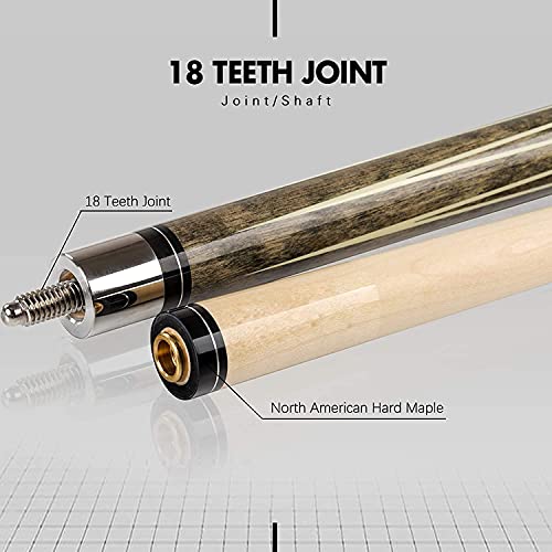 Taco de billar WLONK 147 cm 13 mm punta miniatura 3