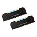 Produktbild LC-POWER LC-RAM-DDR4-3600-RGB-16GB-KIT 2X8GB RAM(DDR4,UDIMM,3600MHz,XMP 2,0, 288 pin) High Performance Desktop Dual Channel Memory Arbeitsspeicher Gaming Speicher Kit, Schwarz (8GBx2)