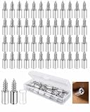 Cabinet Shelf Pegs, 50 Pack Self-Tapping Shelf Pins