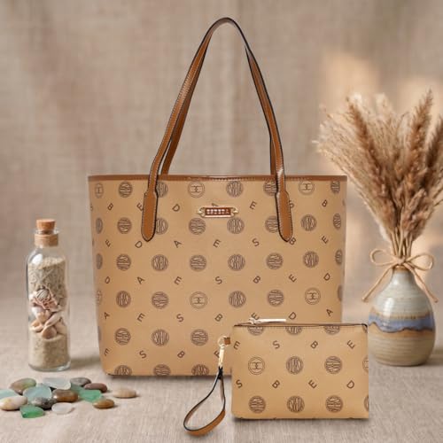 Image of ESBEDA Signature Duo Carry Handbag For Womens