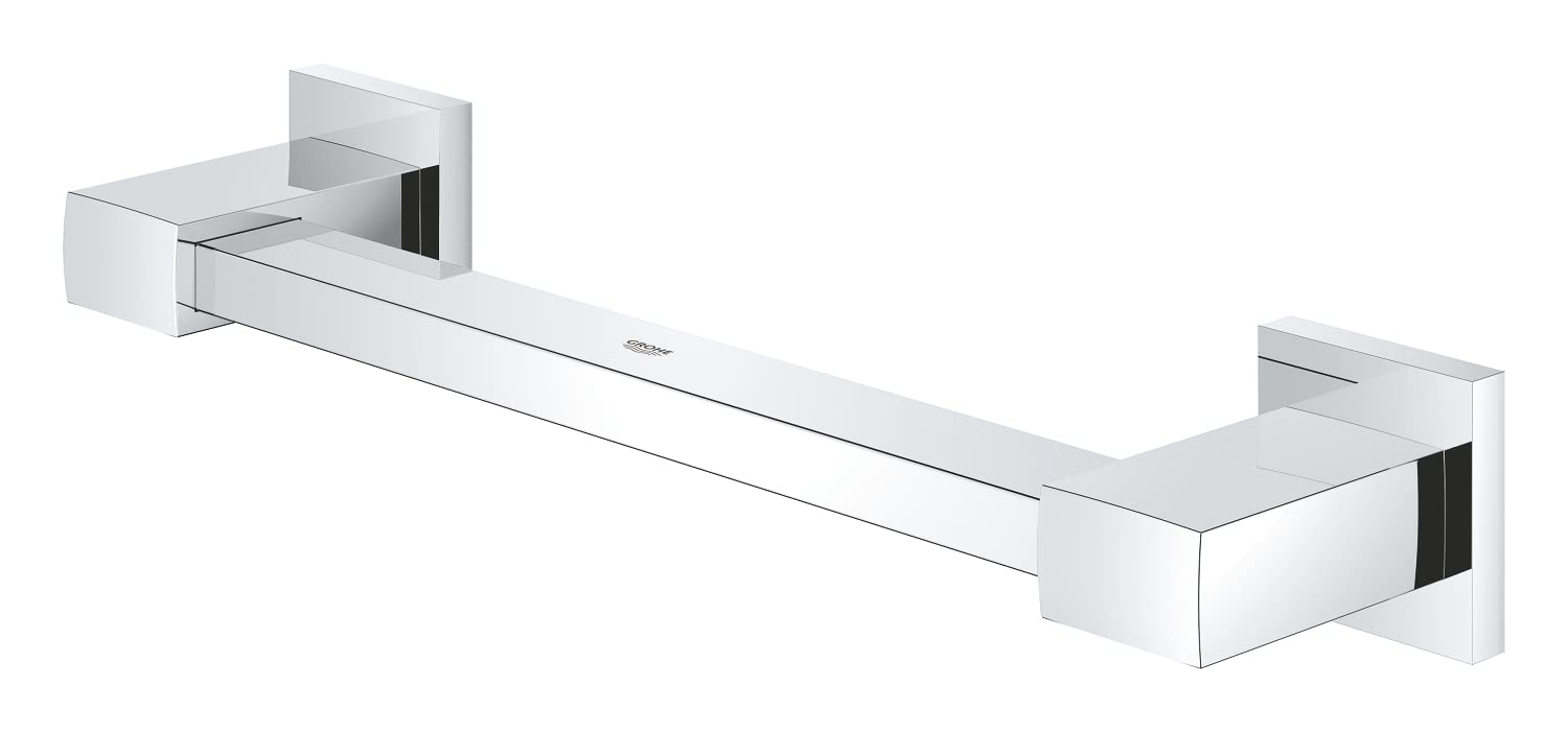 GROHE Start Cube Barre d'Appui, Fixations Cachées, Fixation avec vis Incluses, 354 mm, Métal, Chromé, 41094000