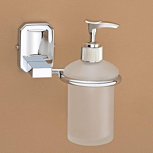 Image of Primax Stainless Steel 304 Grade Cute Liquid Soap Dispenser /Shampoo Dispenser /Hand Wash Dispenser /Bathroom Accessories(Chrome) - Pack of 1