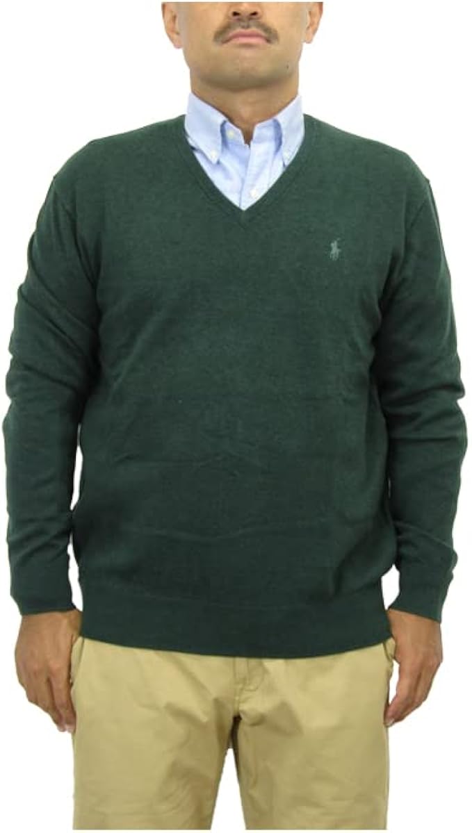 Amazon ポロ ラルフローレン Polo Ralph Laurenメンズ ピーマ綿 Vネックセーター 並行輸入品 セーター 通販
