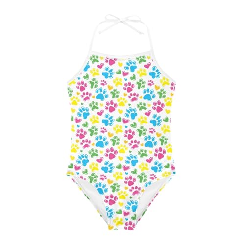 Cumagical Girls One Piece Swimwear UPF 50+ Sun Protection Quick Dry Fabric for Pool Party Beach Fun