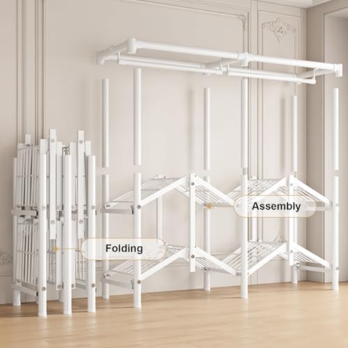 Armoire en tissu pour suspendre les vêtements et solutionner le manque de placards