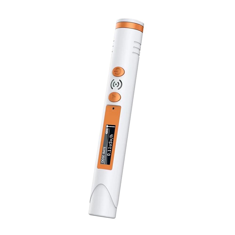 Geiger Counter Radiation Detector,Portable Handheld Radiation Monitor Meter,Beta Gamma X-ray Radiation Meter,Rechargeable with Battery Powered,0.08uSv to 50mSv