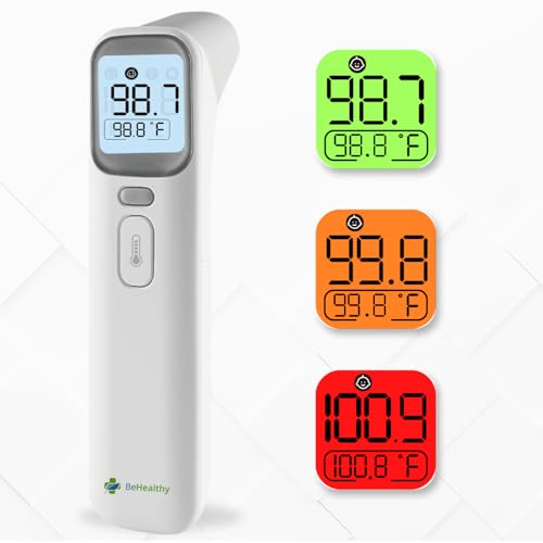 BeHealthy - Multifunction 4-in1 Infrared Thermometer, Automatic M...