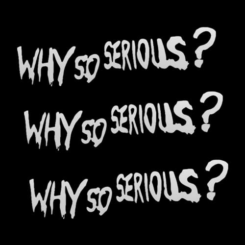Zikefest Why So Serious Stickers White