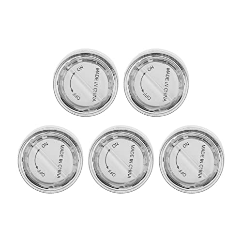 Segrehy Submersible LED Lights Mini Landscape Underwater Lighting for Aquarium Vase Base Decoration Plastic Multi Color Gradient 2.9cm Diameter 5 Pack