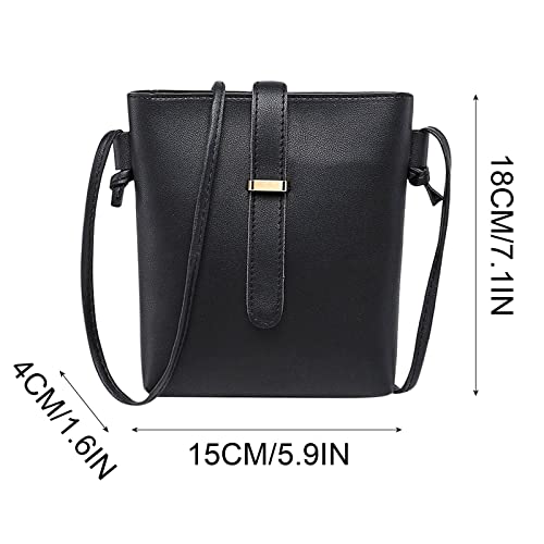 Small Bags for Women, Small Crossbody Purse with Adjustable Strap and Built In Wallet for Workout Travelling Outdoors Hiking Daily Use, Daypack for Women Men, Black3