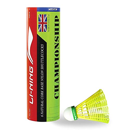 Li-Ning Shuttle-Championship(YM) Championship Nylon Shuttlecocks (Yellow)