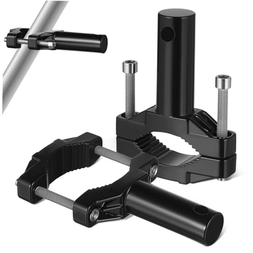 LOORGVEL 2個 アルミ合製軽量モーターサイクルヘッドライトブラケット 安定固定設計で夜間 霧中の視認性向上 フォグランプ 作業灯対応多機能