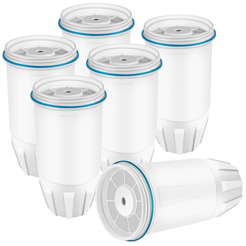 S Replacement For Zero Water Pitcher, 6 Pack Water Filtersre