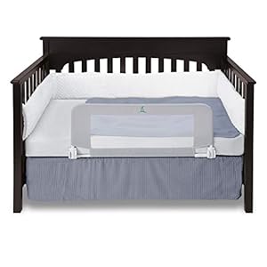 hiccapop Convertible Crib Bed Rail for Toddlers | Crib Rail Guard, Toddler Bed Rail for Crib | Baby Bed Rail Guard with…