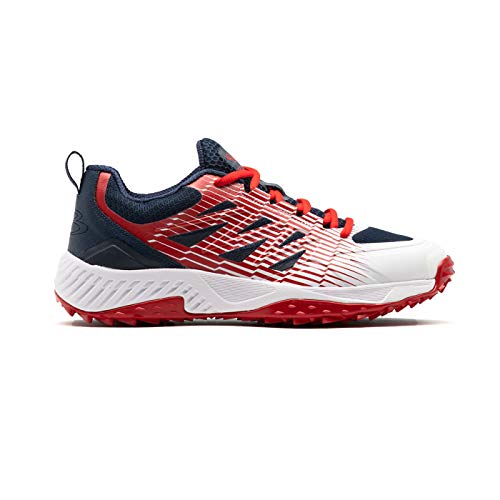 Boombah Men s Challenger Turf Shoes Navy White Red - Size 12.5