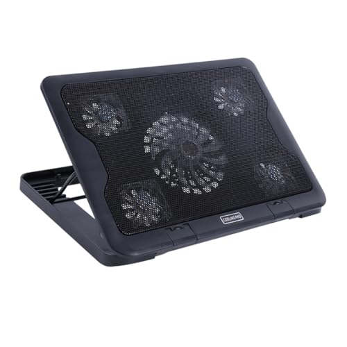 Base para laptop con 5 ventiladores y USB miniatura 1