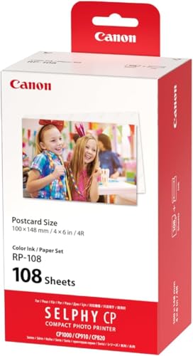 Tinta Original CaNON Multipack Rp-108 Tinta Color + Papel Fotografico Imprime Hasta 108 Impresiones