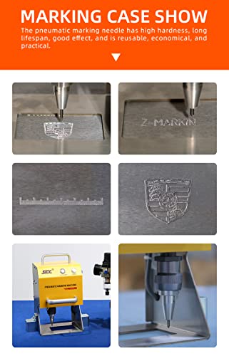 Pino/agulha e agulha pneumáticos de 3 mm com diâmetro Tailstock 12,8 mm para máquina de gravação de