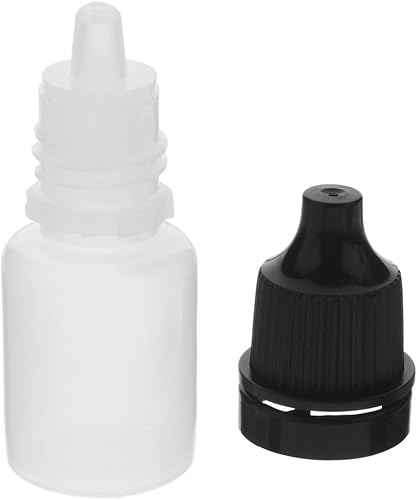 Miniatura 4 de Othmro Botellas cuentagotas de plástico de ojo de laboratorio de polietileno de 0.2 onzas, 20 piezas, gotero líquido exprimible de 0.2 fl oz boca