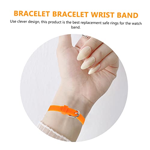 Gadpiparty 18pcs Flexible Watch Band Easy Install Silicone Smartwatch Band Watch Chain Replacement for Old Broken3