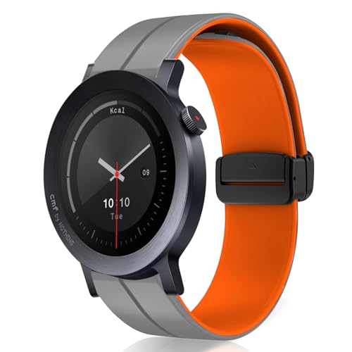 [KeeFos] 22mm �o���h CMF by Nothing Watch 3 Pro/CMF by Nothing Watch Pro 2 �Ή� �����o���h �V���R���f�� ���C�o�b�N���t�� �}�O�l�b�g���o�b�N�� �ւ��x���g �_�炩�� �X�g���b�v ������