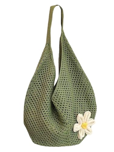 Bolso Tote de Playa Mujer Crochet Floral Boho miniatura 1