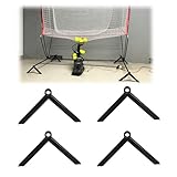 Feet to Raise Compatible with Furlihong NT01 Pickleball, Baseball, and Tennis Ball Recycling System Net Adjustable Height for Hopper Capacity