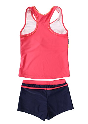 Image of JerrisApparel Little Girls' Summer Two Piece Boyshort Tankini Kids Swimsuit