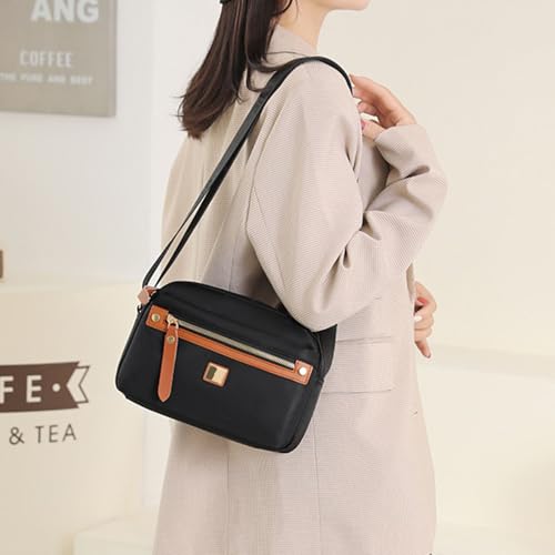 Women’s Lightweight Nylon Crossbody Bag, Water-Resistant & Multi-Pocket for Travel, Work & Everyday Essentials4
