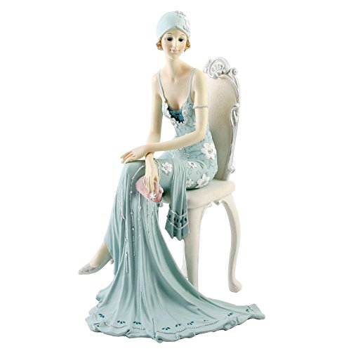 Widdop 58379 Figurine Lady sur la Chaise Broadway Belles, 25 x 14 x 14 cm