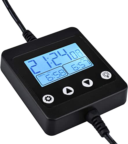Image of Aquarium LED Fish Tank Light Timer /Dimmer | Suitable for all 16-84 inch KZKR Aquarium LED Fish Tank Light, Providing Dimming, sunrise and timer functions.